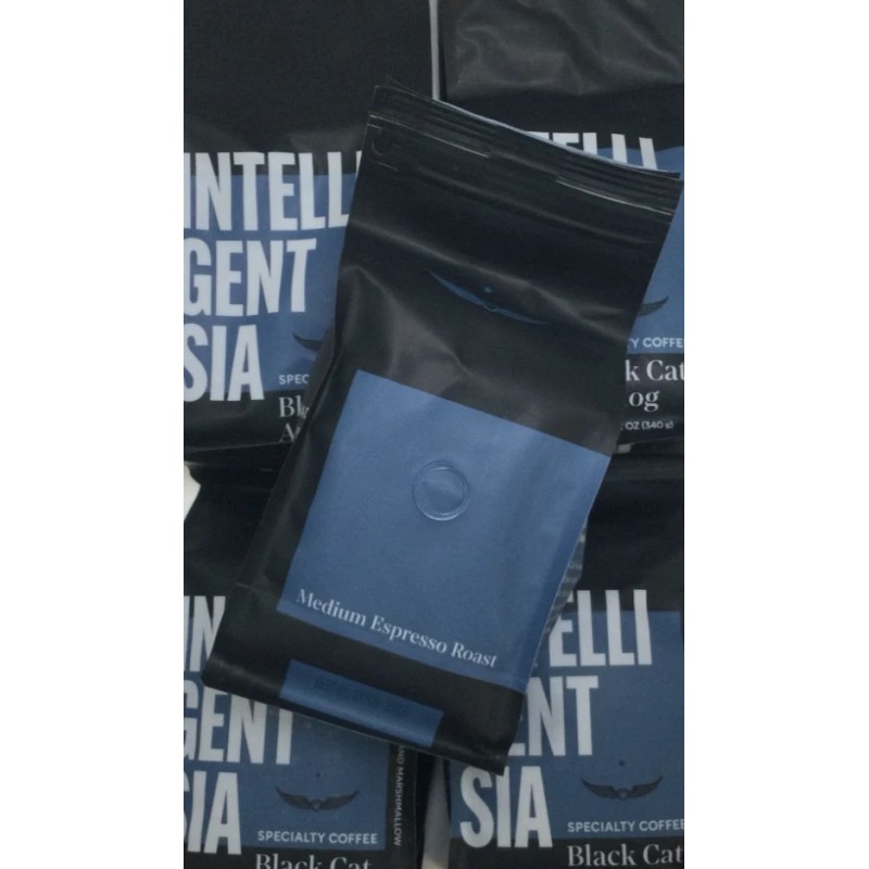 Intelligentsia Black Cat Analog, Medium Espresso Roast Coffee, 12/25/25 (6PK)