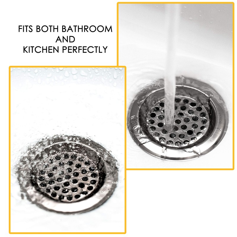 OFXDD Hair Shower Catcher Flat Sink Strainer 3", Outdoor Drain