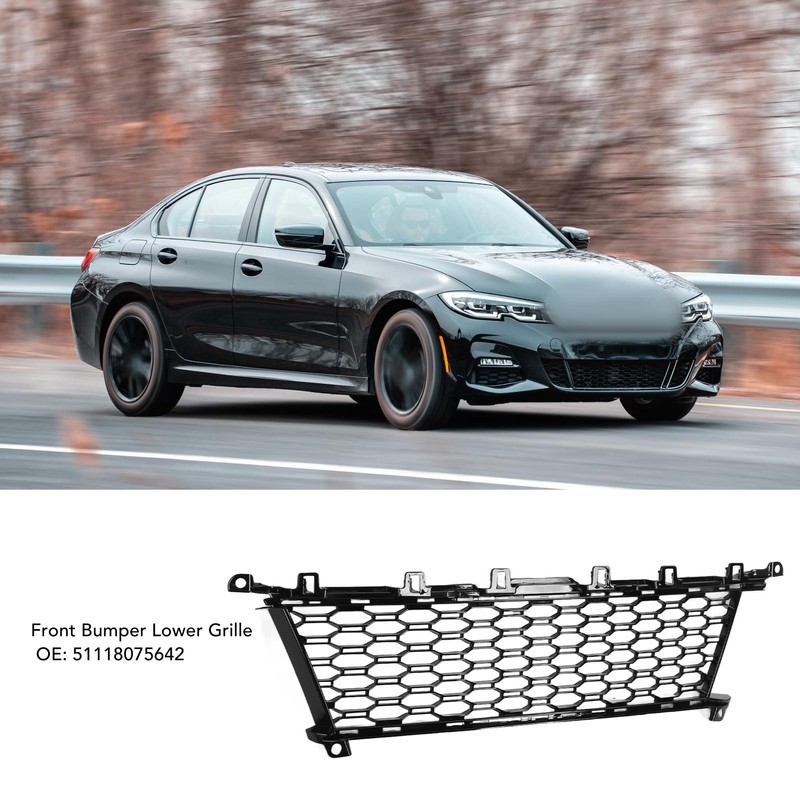 Front Bumper Lower Grille 51118075642 Plastic Car Bumper Center Grill