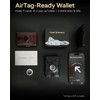 Vast Scenery Mens Wallet with AirTag Holder RFID Blocking Pop