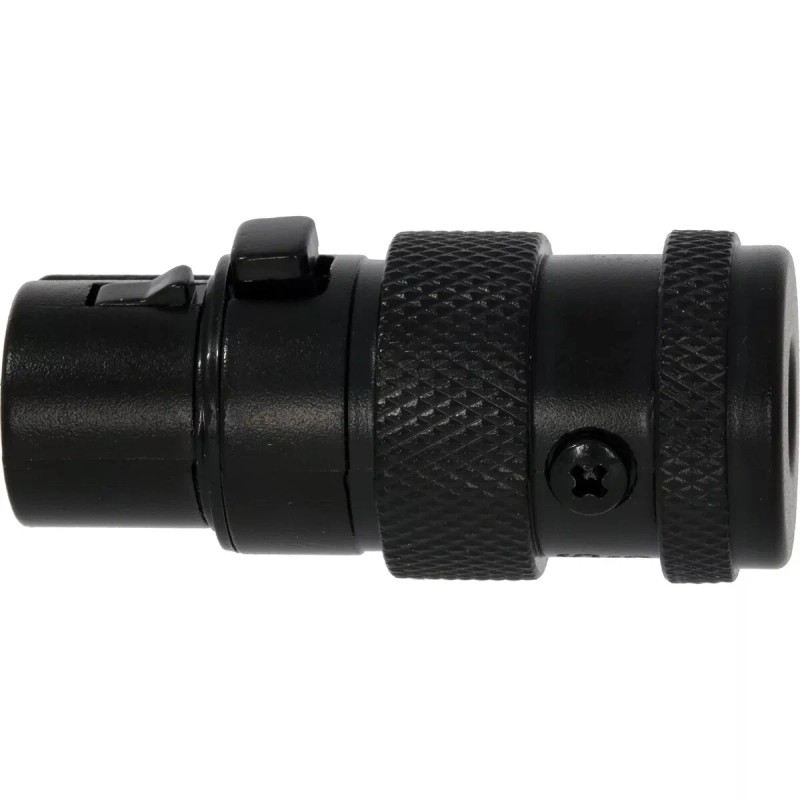 Squareplug SPX-FBK, Low Profile Heavy Duty Female 3 Pin XLR