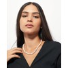 Anthony Vincent Collar Perla Cultivada Natural Blanco Tamaño 6 mm