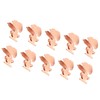 10pcs Metal Binder Clips Innovative Cartoon Cute Shape Electroplated Rustproof