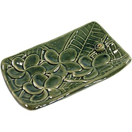 GURU SHOP Incense Stick Holder Ceramic Green Model 6 1 x 13 x 7.7 cm Incense Stick Holder