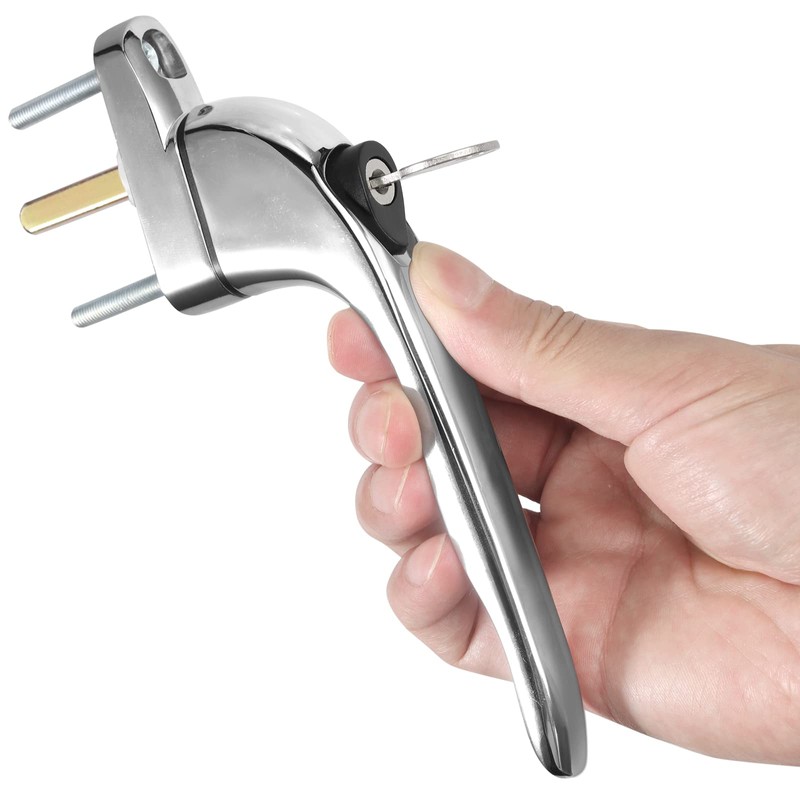 Neoteck Window Handle 2Pcs Inline Window Handle Universal Espag Key