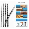 Auger Bit, Extra Long Wood Drill Bit Hex Drill Bits