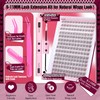 Natural Lash Extension Kit Wispy Eyelash Clusters 9-11mm Lash Cluster