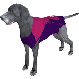 SurgiSnuggly Disposable Dog Diapers Female or Male Dogs, Great Cover for Female Dog Diapers for Heat Cycle and Better Than Dog Suspenders- Wrap Around Legs for Superior Fit XLL PP DK