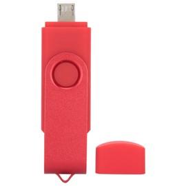 2 in 1 U Stick Micro USB Flash Drive USB2.0 OTG U Disk Smart Phone Supplies CW10040 Red64GB