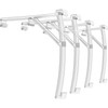 Patelai Valance Clips Plastic Vertical Blinds Brackets 3.5 Inch Vertical