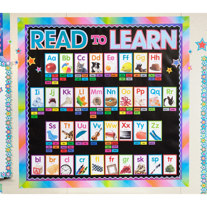 Teacher Created Resources Colorful Photo Alphabet Cards Bulletin Board (TCR8798)