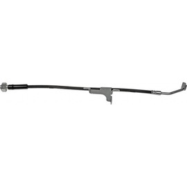 KarParts360 For Chevy SSR 2003 2004 2005 2006 Brake Hydraulic Hose | EPDM Rubber | Black | Flexible Hose | PVC Jacket | Treated Steel End 1 | Stamped Steel Bracket | Replacement For 10372505, 15070807