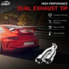 Dual Exhaust Tip 3 Inch Inlet 4 Inch Outlet 16"