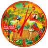 Decorative Concepts Tiki Bar Always 5 O'clock 24" Diameter Aluminum