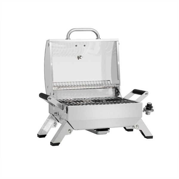 Royal Gourmet Tabletop Propane Gas Grill with Travel Locks/Folding Leg