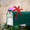 2 Pieces Mailbox Flags Flamingo Coconut Tree Mailbox Replacement Flags
