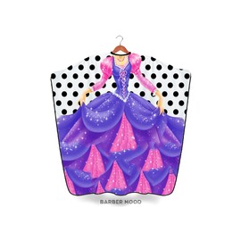 Barbermood Professional Hair Design Salon Cape for Kids Hairdressing Cape Barber Cape Kids Hairdressing Capes Hairdressing Supplies 90cm x 120cm Waterproof Breathable Adjustable Washable