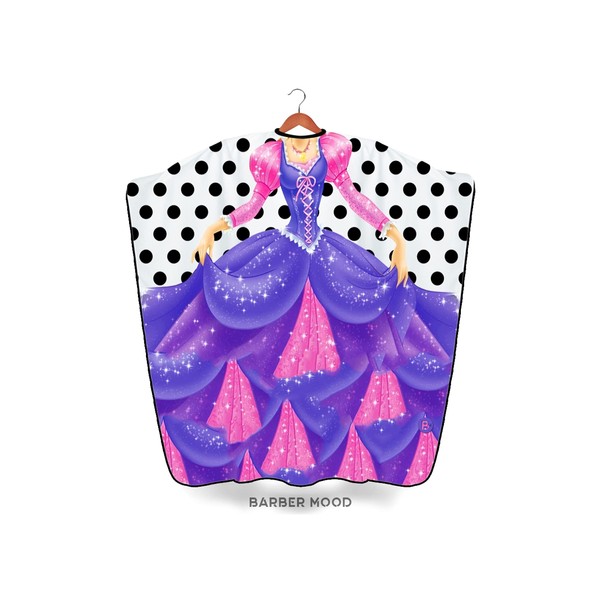Barbermood Professional Hair Design Salon Cape for Kids Hairdressing Cape