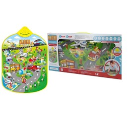 Children's Play Mat, Magic Play Mat, Interactive Music and Lights, City Interactive Rug with Magic Sounds, Music Rug, Play Mat with Map, Streets, City