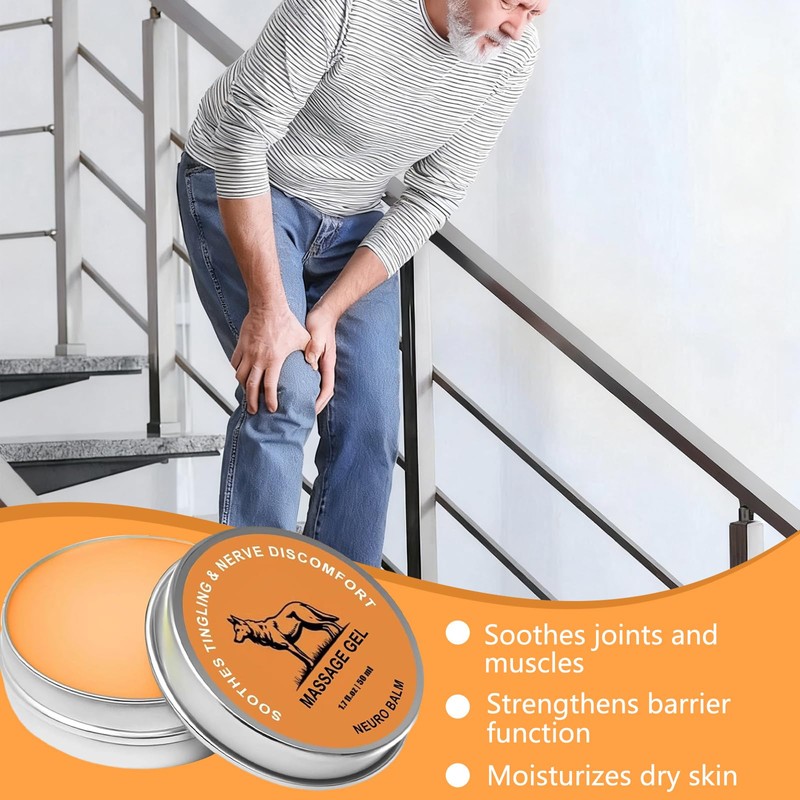 2PCS Nerve Relief Balm for Neuropathy, Natural Joint Care Soothing