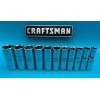 CRAFTSMAN 11pc 3/8" Dr 6pt DEEP LENGTH METRIC socket set