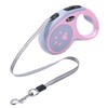 LUNAMO Telescopic Leash for Small Dogs, Medium Dogs, Length 9.8