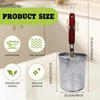 TANEMUDO 9 Pcs Stainless Steel Pasta Cooker Basket with Wood