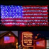 (New) American Flag Lights, Outdoor String Lights 420 LED Waterproof