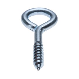 M4 (4mm Diameter) 30mm Eye Screws Hooks in Eyes Bolt (Pack of 50) Zinc Plated Eyebolts for Garden/Wood/Wall Self Tapping Vine Metal Eyelet Ring Shape Screw Hook Indoor Outdoor