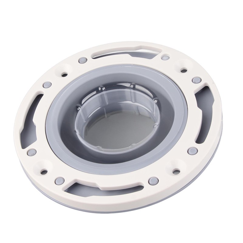 Toilet Flange Silicone and ABS Gray Universal Toilet Flange Replacement