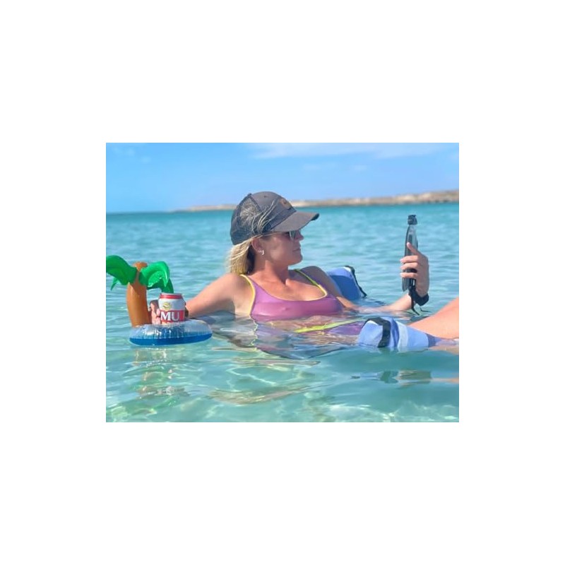 ACQUABOSS Inflatable Drink Holder – Floating Beverage Accessory for Pool,