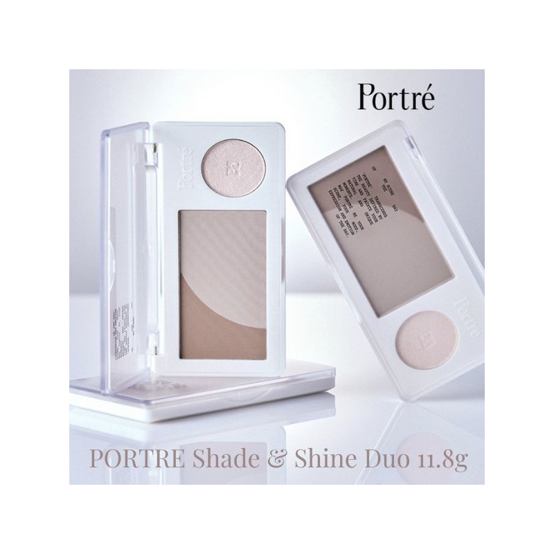 PORTRE Shade & Shine Duo 11.8g, Color:02 Cool Duo