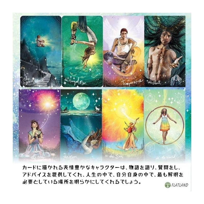 Light Sears Tarot Light Seer's Tarot, English Version, Includes Japanese