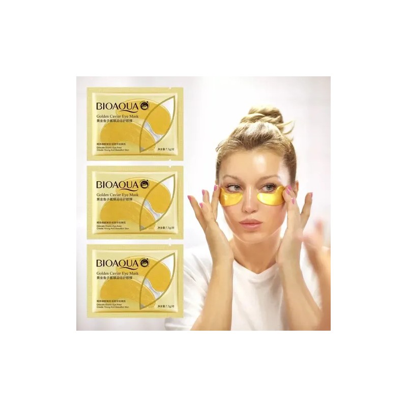 Parches Ojos Colágeno Ojeras Bolsas Manchas Arrugas 50pzs