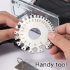 ZeeDix 4 Pcs Stainless Steel Metal Sheets Welding Thickness Gauge-