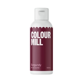 Colour Mill Food Colouring Burgundy 100ml - Next Generation Oil Based Food Colouring for Baking, Decorating, Icing and Cooking Food Dye DIY Slime and Crafts 100ml