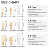 2.8,4.8,6.3mm Golden Quick Splice Male and Female Wire Spade Crimp