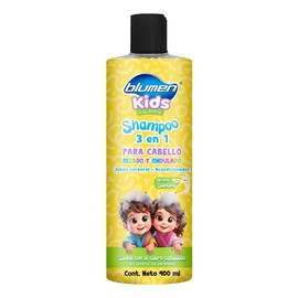 BLUMEN KIDS Shampoo 3en1 para Cabello Rizado y Ondulado 400 ml