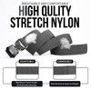 DOUNTO Quick Release Tactical Belt, Military Gun Belt Stretch Nylon