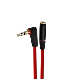 MMNNE 2Pack 8inch 3-Pole Right Angle 3.5mm Male to 3.5mm Female Audio Cable