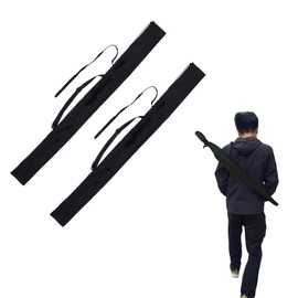 Katana Bag, Set of 2, Bamboo Sword Bag, Wooden Sword Bag, Shoulder Included, Adjustable, Japanese Style, Kendo, Storage Case, Fishing Rod, Bamboo Sword, Wooden Sword, Japanese Sword, Simulated Sword,