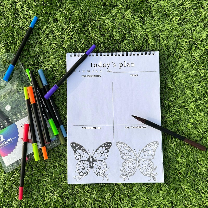 ADHD Daily Planner, Cleaning Schedule and Checklist Organizer Productivity Daily