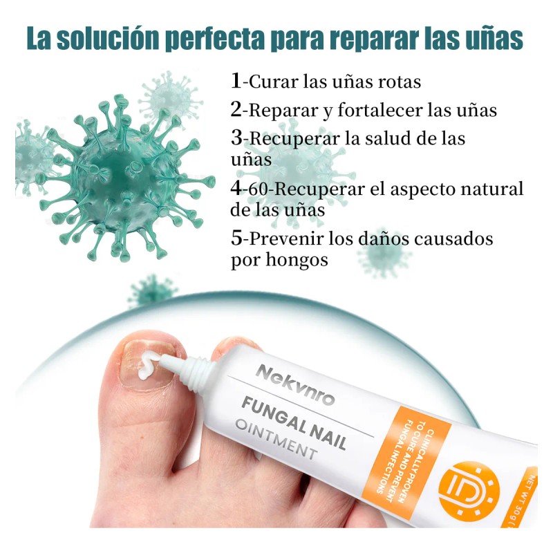 Pomada Antifúngica Para Uñas | Tratamiento Contra Hongos