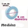 Cinta Micropore Extensiones Pestañas Mink 1x1 Pelusa