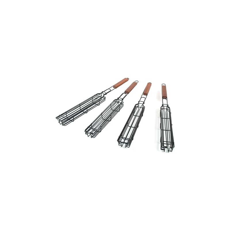 Charcoal Companion Nonstick Kabob Grilling Baskets, Set of 4