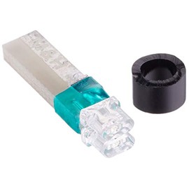 M&H Matsushima L707FGR LED L Beam Green 2 LEDs for 12V T5/T7/T6.5 Wedge