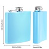 Hillside-Kit Hip Flask Pocket Alcohol Dranking Flask 6 OZ Stainless