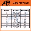 120pc Assorted Mini Blade fuses Replacement for JCB Ford New