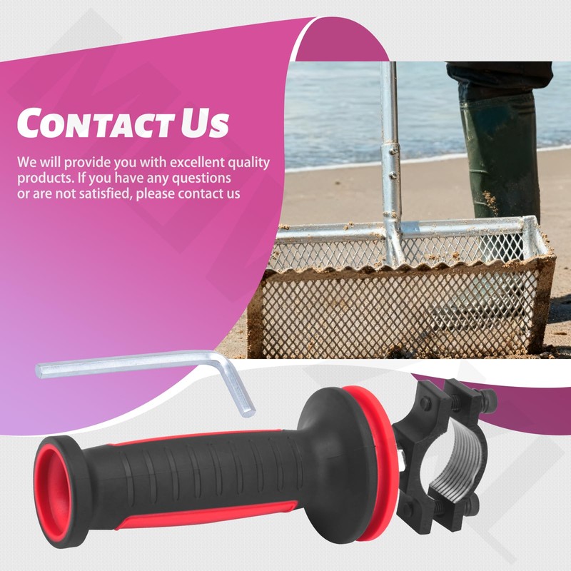 Back-Saving Pull Handle for Metal Detecting Sand Scoop – Universal