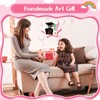 90-Piece Rainbow Scratch Art Paper Set for Kids, 3.35 x